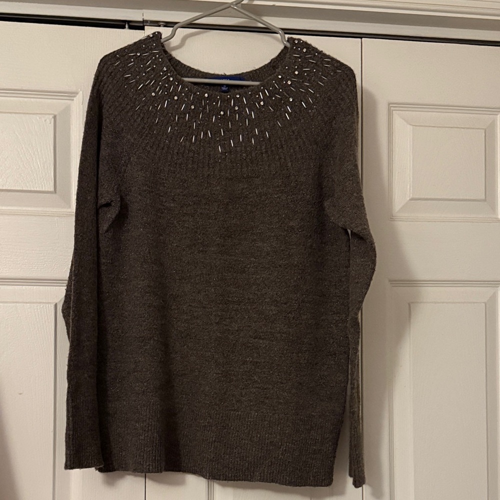 Apt. 9 Brown Crew Neck Sweater
